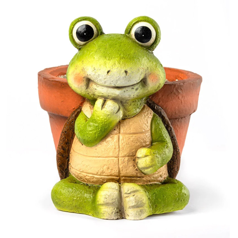 Macetero de Tortuga | Macetero Decorativo 20x26x25 cm | Maceta Jardin Terraza Interior | Ideal para Plantas Pequeñas Macetero de Tortuga | Macetero Decorativo 20x26x25 cm | Maceta Jardin Terraza Interior | Ideal para Plantas Pequeñas