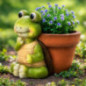 Turtle Planter | Decorative Planter 20x26x25 cm | Indoor/Outdoor Garden/Terrace Planter | Ideal for Small Plants Turtle Planter | Decorative Planter 20x26x25 cm | Indoor/Outdoor Garden/Terrace Planter | Ideal for Small Plants