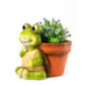 Schildkröten-Pflanzgefäß | Dekoratives Pflanzgefäß 20x26x25 cm | Für drinnen und draußen, Garten oder Terrasse | Ideal für klein Schildkröten-Pflanzgefäß | Dekoratives Pflanzgefäß 20x26x25 cm | Für drinnen und draußen, Garten oder Terrasse | Ideal für klein