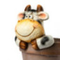 Cow Planter | Decorative Planter 19x36x24 cm | Indoor/Outdoor Garden/Terrace Planter | Ideal for Small Plants