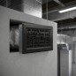 Fixed Ventilation Grille with Black Pre-Frame Alphabet Series 30x17 cm | Ducts and Air