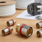 Set di 5 Raccordi maschio 3/4'' per tubo multistrato da 20 mm, uso con macchina aggraffatrice, grigio Set di 5 Raccordi maschio 3/4'' per tubo multistrato da 20 mm, uso con macchina aggraffatrice, grigio