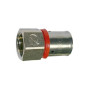 Entroque Hembra ¾” para Tubo Multicapa 20 mm para Fontanería | Racor de Prensado para Tubo Multicapa | Conector de Laton