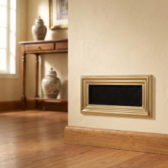 Rejilla Aireación Metal con Premarco 20x8 cm Latón | Ventilación y Conductos