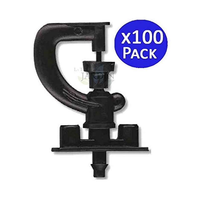 Lot de 100 Arroseur d'irrigation 360º Rotatif - Micro Arroseur Buse Jardin Lot de 100 Arroseur d'irrigation 360º Rotatif - Micro Arroseur Buse Jardin