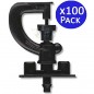 Lot de 100 Arroseur d'irrigation 360º Rotatif - Micro Arroseur Buse Jardin Lot de 100 Arroseur d'irrigation 360º Rotatif - Micro Arroseur Buse Jardin