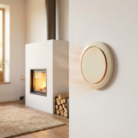 Uscita aria calda Ø125 mm | Diffusore per condotti di riscaldamento, caminetti e stufe