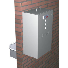 Comedero Automático Caballos 75 L Tolva Galvanizada 50x70x87 cm Montaje en Box | Alimentador Equino