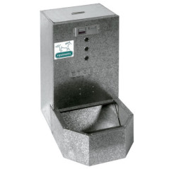 Automatischer Pferdefuttertrog, 75 l, verzinkter Behälter, 50 x 70 x 87 cm | Futtertrog für Pferdeboxen und Nutztiere