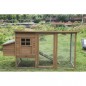 Gallinero de Madera Lyon 98x76x103 cm | Caseta Rectangular con Corral Interior para Gallinas | Resistente y Espacioso Gallinero de Madera Lyon 98x76x103 cm | Caseta Rectangular con Corral Interior para Gallinas | Resistente y Espacioso