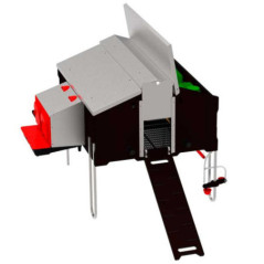 Galinheiro móvel 1x1,2 m sem kit de deslocamento | Galinheiro externo para galinhas poedeiras