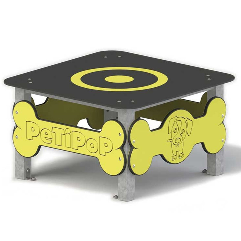 Tavolo da salto per agility dog zincato 90x90x52 cm | Percorso a ostacoli per addestramento canino Tavolo da salto per agility dog zincato 90x90x52 cm | Percorso a ostacoli per addestramento canino