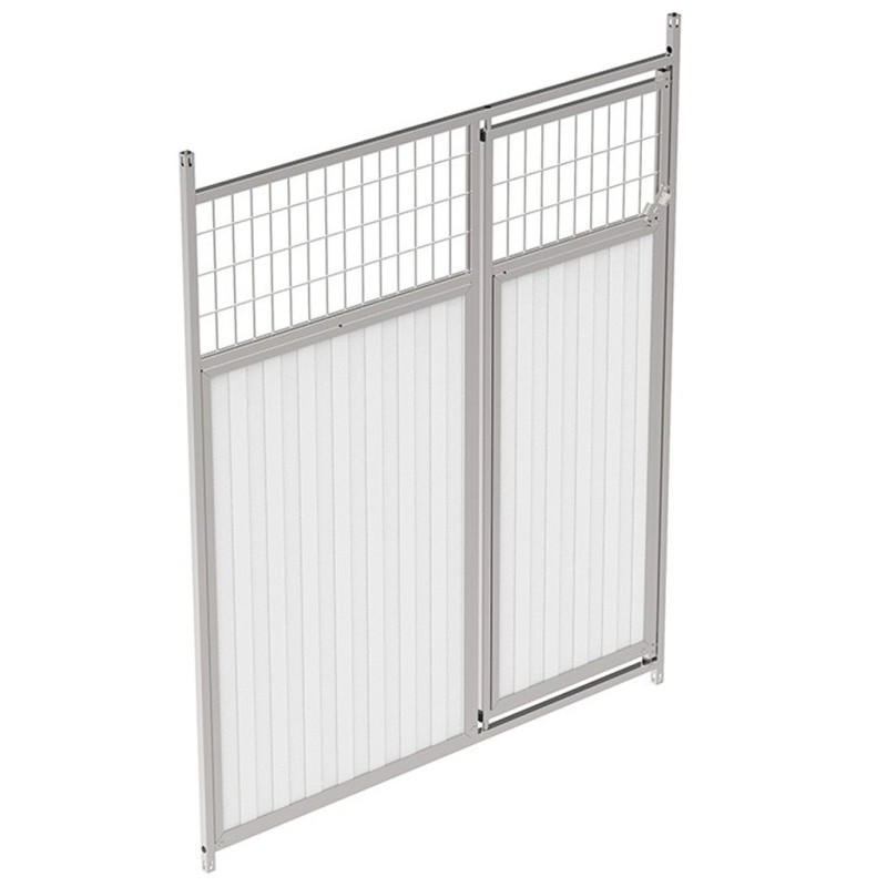 Niche mixte pour chiens avec porte, 150 x 185 cm |