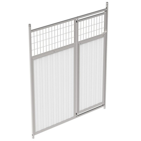 Mixed Front Dog Kennels 150x185 cm with Door | Dog Kennel