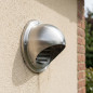 Grille de ventilation ronde fixe en acier inoxydable Ø125 mm | Grille pour conduits et extraction d'air