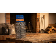Limpador de Chaminé Redondo de Aço Ouriço Ø25 cm | Limpeza de Chaminés e Condutos de Fumaça