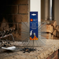 Square Steel Chimney Sweep Hedgehog 25x25 mm | Chimney and Flue Cleaning