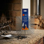 Square Steel Chimney Sweep Hedgehog 25x25 mm | Chimney and Flue Cleaning