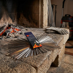 Erizo Deshollinador Rectangular Acero 20x40 mm | Limpieza Chimeneas y Conductos