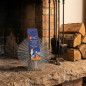 Round Steel Chimney Sweep Hedgehog Ø30 cm | Chimney and Flue Cleaning