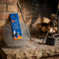 Spazzacamino tondo in acciaio a forma di riccio Ø25 cm | Pulizia camini e canne fumarie
