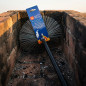 Round Steel Chimney Sweep Hedgehog Ø25 cm | Chimney and Flue Cleaning