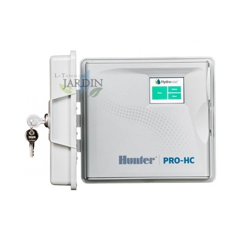 Programmatore di Irrigazione Esterna Wifi Hydrawise 6 zone Hunter 24v, PHC-601E
