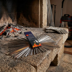 Erizo Deshollinador Rectangular Acero 40x25 mm | Limpieza Chimeneas y Conductos