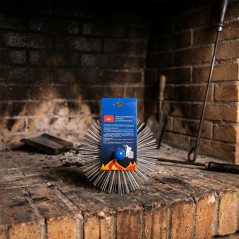 Erizo Deshollinador Redondo Acero Ø10 cm Rosca M12/175 con Bola | Limpieza Chimeneas