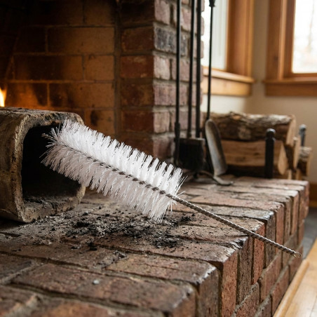 Nylon Chimney Brush 0.5 m Brush 20x5 cm | Flue Cleaning