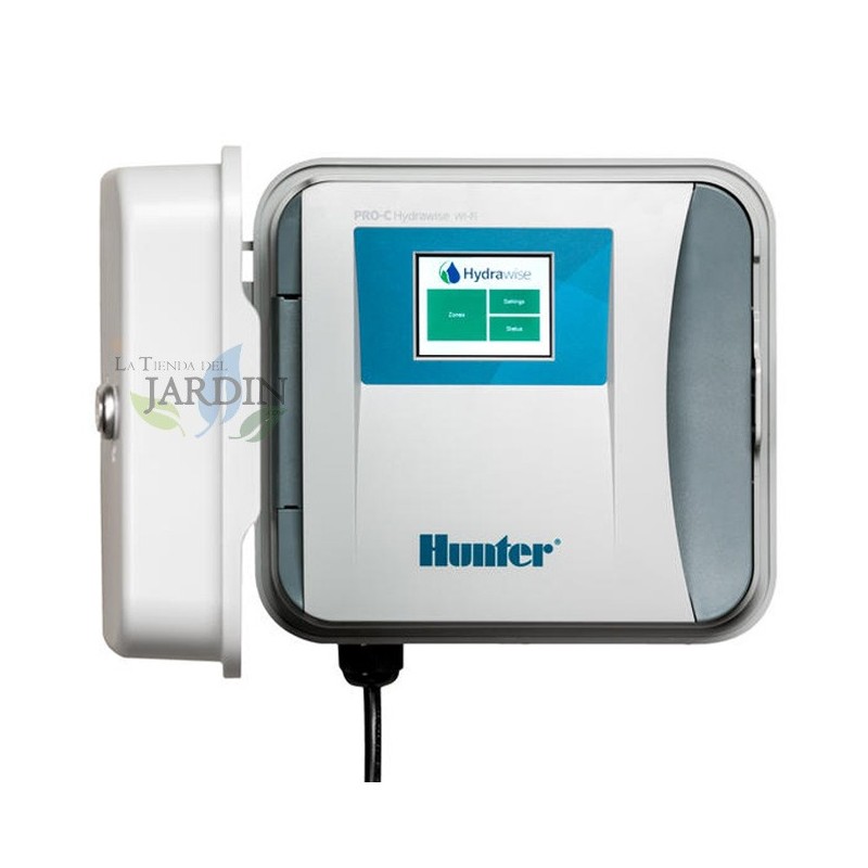 Hydrawise Hunter WiFi Irrigation Controller, 4 Zones | Expandable up to 16 with modules | Automatic Electric Irrigation Controll