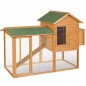 Holz-Hühnerstall Dublin 227x94x151 cm | Hühnerhaus mit Wasserdichtem und Klappbarem Dach | Geräumig und Langlebig Holz-Hühnerstall Dublin 227x94x151 cm | Hühnerhaus mit Wasserdichtem und Klappbarem Dach | Geräumig und Langlebig