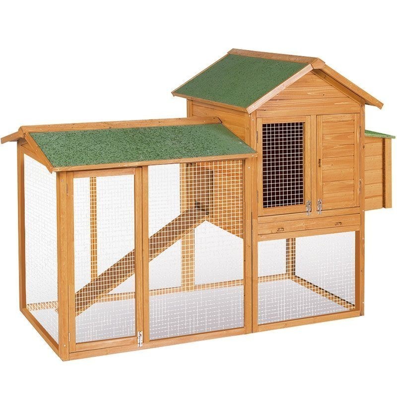 Dublin model wooden chicken coop 227x94x151 cm