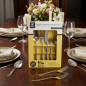 Set di posate in acciaio inossidabile da 20 pezzi | Set di posate professionali da 4 mm | Utensili da cucina resistenti | 4 cope Set di posate in acciaio inossidabile da 20 pezzi | Set di posate professionali da 4 mm | Utensili da cucina resistenti | 4 cope