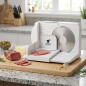 Electric Stainless Steel Meat Slicer | 180W Deli Slicer | Thickness Adjustment 0 to 15mm | Safety Switch