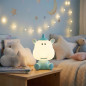 Luce notturna a forma di unicorno per bambini | LED ricaricabile con 8 modalità di illuminazione | Atmosfera magica per la camer