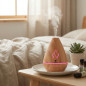 Umidificatore per aromaterapia da 120 ml | Diffusore di oli essenziali con luce LED | 11,7 x 16 cm | Timer fino a 6 ore