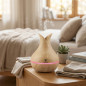 120ml Aromatherapy Humidifier | Essential Oil Diffuser with LED Light | 11.7 x 16cm | Timer Up to 6 Hours