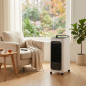 3-in-1 Cooler, Heater, and Humidifier | 2000W Heat and 80W Cool | 7-Hour Timer with Remote Control