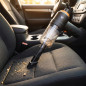 Aspirador de pó portátil recarregável de 0,1L | Mini aspirador de pó para carros, armários e áreas pequenas | 34x14x5,5cm | Carr