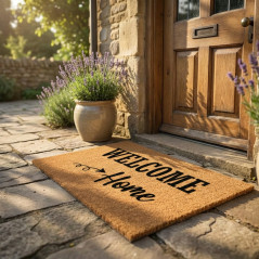 Welcome Doormat 75x45 cm | Non-Slip and Durable Rug | Flexible and Recyclable Material | Ideal for Home Entrance