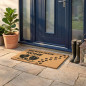 Dog Doormat 75x45 cm | Non-Slip and Durable Mat | Flexible and Recyclable Material | Ideal for Home Entrance