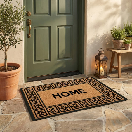 Home Doormat 75x45 cm | Non-Slip and Durable Rug | Flexible and Recyclable Material | Ideal for Home Entrance