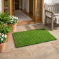 Zerbino in erba 75x45 cm | Tappeto antiscivolo e resistente | Materiale flessibile e riciclabile | Ideale per l'ingresso di casa