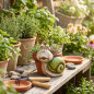 Schnecken-Pflanzgefäß | Dekoratives Pflanzgefäß 22 x 22 x 24 cm | Für drinnen, im Garten oder auf der Terrasse | Ideal für klein Schnecken-Pflanzgefäß | Dekoratives Pflanzgefäß 22 x 22 x 24 cm | Für drinnen, im Garten oder auf der Terrasse | Ideal für klein
