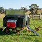 Pollaio mobile 1x1,2 m con kit di movimento all'aperto | Pollaio da esterno per galline ovaiole Pollaio mobile 1x1,2 m con kit di movimento all'aperto | Pollaio da esterno per galline ovaiole