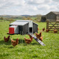 Gallinero Móvil 1x1,2 m sin Kit Desplazamiento | Gallinero Exterior Gallinas Ponedoras Free-Range