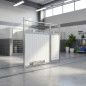Canil misto frontal 200x185 cm com porta e comedouro giratório | Canil Canil misto frontal 200x185 cm com porta e comedouro giratório | Canil