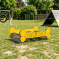 Salto de Longitud Agility Perros Galvanizado 90x64x32 cm | Obstáculo Circuito Canino
