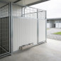 Mixed Front Dog Kennel 200x185 cm with Door and Rotating Feeder | Dog Kennel